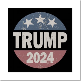 Vintage Trump 2024 Posters and Art